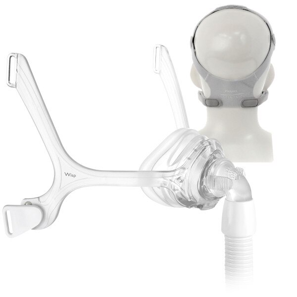 Wisp Clear Frame Next to Headgear